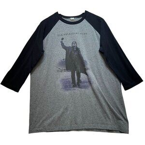 Pacific Classic The Breakfast Club Victory T-Shirt 3/4 Sleeve Size XL Gray Black
